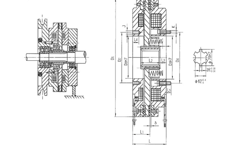 DLZ4电磁离合制动器